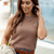 Open Knit Top Tank