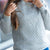 Quilted Button Top Sweatshirt