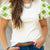 Quilted Puff Sleeve Blouse