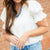 Ruched Puff Sleeve Blouse