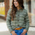 Scallop Stitched Button Accented Cardigan
