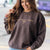 Script Make Heaven Crowded Ribbed Crewneck