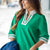 Standout Trim V Blouse