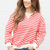 Sweet Escape Striped Sweatshirt