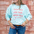 Teach Them Ribbed Graphic Crewneck