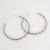 Twisted Shine Hoop Earrings