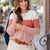 Striped Bottom Blocked Sweater