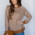 Contrasting Trim Side Zip Sweatshirt
