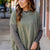 Checkered Solid Trim Popover Sweater