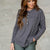 Raw Stitched Button Accented Tee