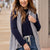 Heathered Waterfall Wrap Vest