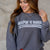 Keepin' It Rural Ribbed Graphic Crewneck