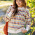 Diamond Stripes Sweater