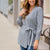 Woven Tie Waist Cardigan
