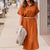 Button Up Short Sleeve Midi Dress