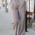 Slit Bottom Drawstring Sweatpants