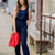 V Back Jogger Jumpsuit