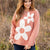 Raw Edge Floral Sweatshirt