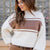 Mid Stripe Mock Neck Sweater