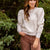 Bow Accented Bold Textured Sweatshirt