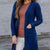 Waffled Two Pocket Tunic Cardigan
