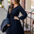 Cinch Accented Long Sleeve Dress