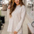 Subtle Textured Side Slit Sweatshirt