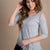 Double Ruffle Bottom Cold Shoulder Tee
