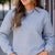 Quilted Crewneck Sweatshirt