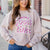 Here For A Good Time Ribbed Graphic Crewneck