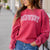 Vintage Outlined Midwest Ribbed Graphic Crewneck