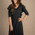 Flutter Accented Long Sleeve Dress