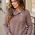 Knit Side Zip Sweatshirt