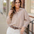 Braided Button Accented Pullover