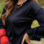 Braided Statement Sleeve Solid Body Blouse