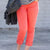 Faye Cuffed Denim Capri