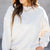 Cheerful Cursive Embossed Crewneck