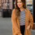 Sweatshirt Hooded Open Tie Jacket