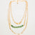 Bel Koz Simple Clay Bead Layered Necklace
