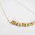 Bel Koz Single Strand Flat Bead Necklace