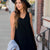 Ruffle V-Neck Tunic Tank