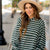 Striped Tie Sleeve Top