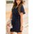 Wrap Tie Flutter Dress
