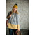 Light Grey Mustard Striped Tipped Sweatshirt
