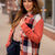 Buffalo Plaid Waffle Sleeve Shacket
