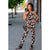 Black Floral Sleeveless Jumpsuit