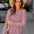 Striped Side Knot Long Sleeve Tee
