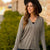 Little Stripe Accented Button Cardigan