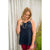 Laced Button Tank